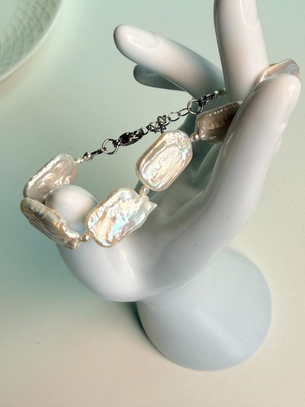 Baroque Pearl Bracelet Irregular Pearl | $15 Deal - Picture 6 of 6